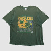 Green Bay Packers Gildan 2011 T-shirt Green Vintage