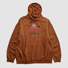San Francisco 49ers NFL 2010s Hooded Pullover Sweatshirt Clay Vintage