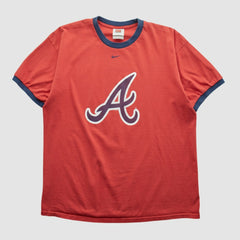 Atlanta Braves Nike 2000s T-shirt - Red - L by Fanatics Real Vintage T-shirts
