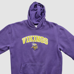 Minnesota Vikings NFL 2000s Hooded Pullover Sweatshirt Purple Vintage