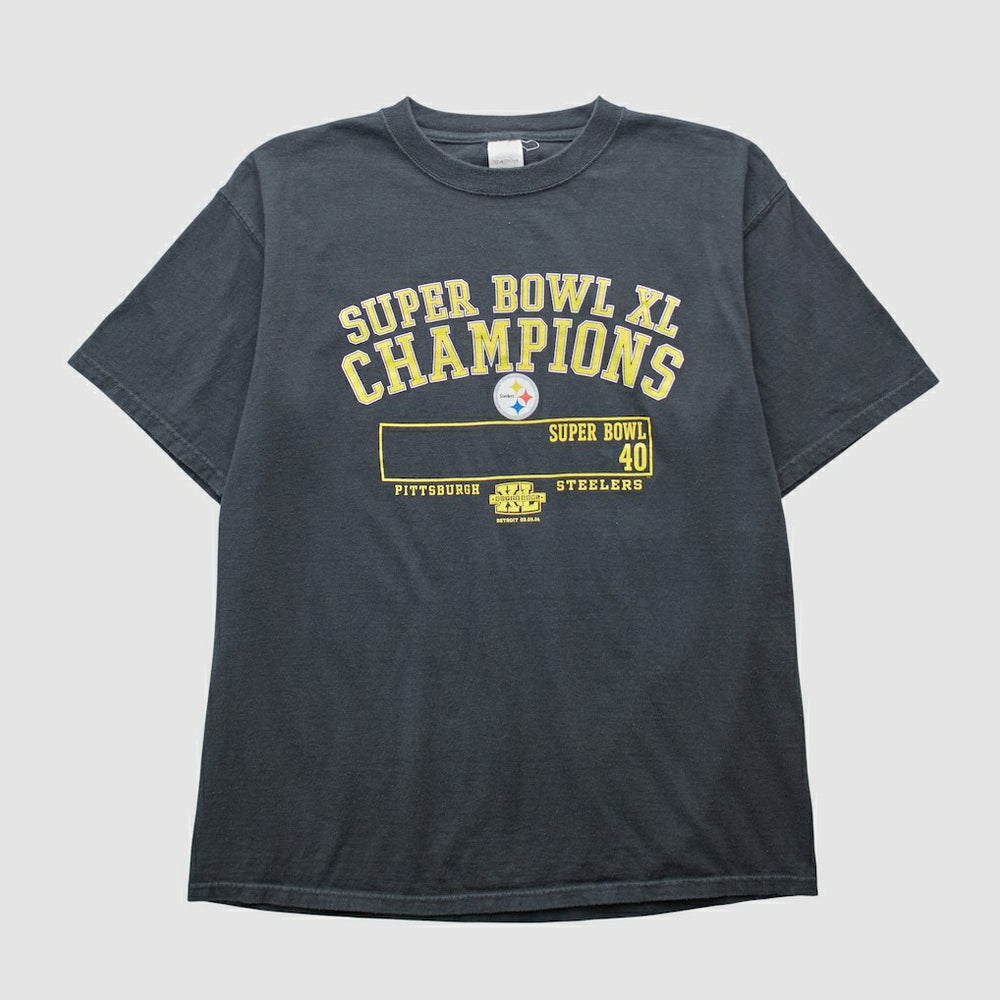 Pittsburgh Steelers 2006 T-shirt Black Vintage