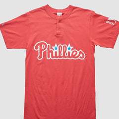 Philadelphia Phillies Majestic 2000s T-shirt - Red - S by Fanatics Real Vintage T-shirts