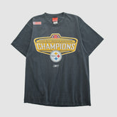 Pittsburgh Steelers Reebok 2002 T-shirt Black Vintage