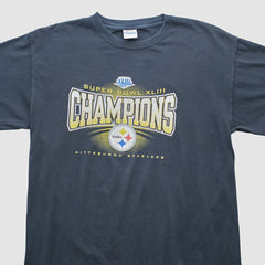 Pittsburgh Steelers Gildan 2009 T-shirt Black Vintage