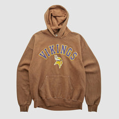Minnesota Vikings Lee Apparel 2000s Hooded Pullover Sweatshirt Clay Vintage