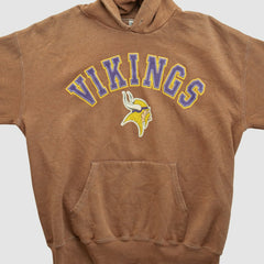 Minnesota Vikings Lee Apparel 2000s Hooded Pullover Sweatshirt Clay Vintage