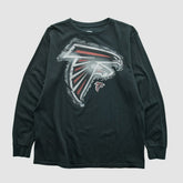 Atlanta Falcons NFL 2010s Long Sleeve T-shirt Black Vintage