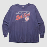 Boston Red Sox True Fan 2004 Long Sleeve T-shirt - Navy - M by Fanatics Real Vintage T-shirts