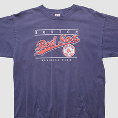Boston Red Sox True Fan 2004 Long Sleeve T-shirt - Navy - M by Fanatics Real Vintage T-shirts