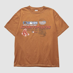 World Series Anvil 2004 T-shirt - Clay - S by Fanatics Real Vintage T-shirts