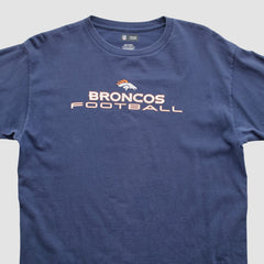 Denver Broncos NFL 2010s Long Sleeve T-shirt Navy Vintage