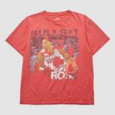 Chicago Bulls Majestic 2000s T-shirt Red Vintage