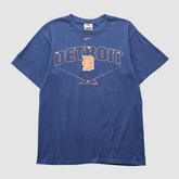 Detroit Tigers Nike 2000s T-shirt - Navy - M by Fanatics Real Vintage T-shirts
