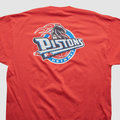 Detroit Pistons Reebok 2000s T-shirt Red Vintage