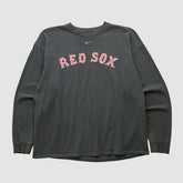 Boston Red Sox Nike 2000s Long Sleeve T-shirt - Black - M by Fanatics Real Vintage T-shirts