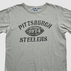 Pittsburgh Steelers Champion 90s T-shirt Heather Gray Vintage