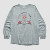 World Series Champions Majestic 2007 Long Sleeve T-shirt - Heather Gray - S by Fanatics Real Vintage T-shirts