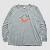 Chicago Bears NFL 2000s Long Sleeve T-shirt Heather Gray Vintage