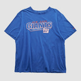 New York Giants Reebok 2000s T-shirt Blue Vintage