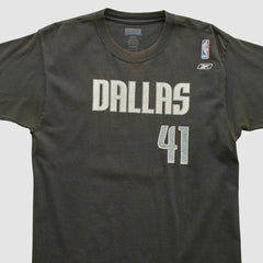 Dallas Mavericks Reebok 2000s T-shirt Black Vintage