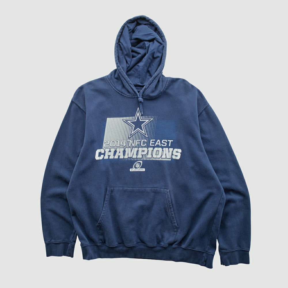 NFC East Champions 2014 Hooded Pullover Sweatshirt Navy Vintage