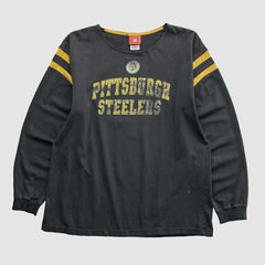 Pittsburgh Steelers NFL 2000s Long Sleeve T-shirt Black Vintage