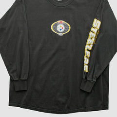 Pittsburgh Steelers NFL 2000s Long Sleeve T-shirt Black Vintage