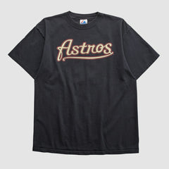 Houston Astros Majestic 2000s T-shirt - Black - L by Fanatics Real Vintage T-shirts