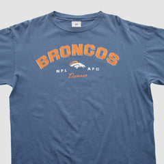 Denver Broncos NFL 2000s Long Sleeve T-shirt Blue Vintage