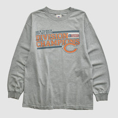 Division Champions NFL 2006 Long Sleeve T-shirt Heather Gray Vintage
