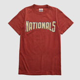 Washington Nationals Majestic 2000s T-shirt - Maroon - XS by Fanatics Real Vintage T-shirts