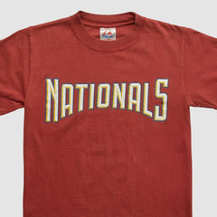 Washington Nationals Majestic 2000s T-shirt - Maroon - XS by Fanatics Real Vintage T-shirts