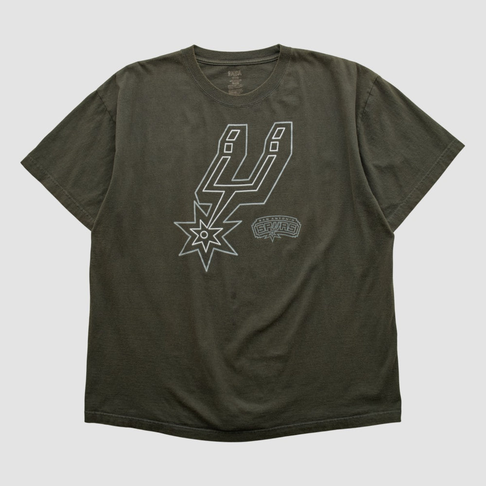 San Antonio Spurs NBA 2000s T-shirt Black Vintage