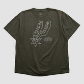 San Antonio Spurs NBA 2000s T-shirt Black Vintage