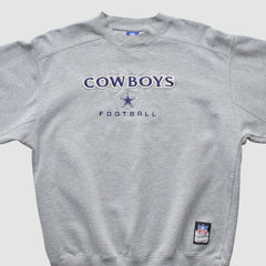Dallas Cowboys Reebok 2000s Pullover Sweatshirt Heather Gray Vintage