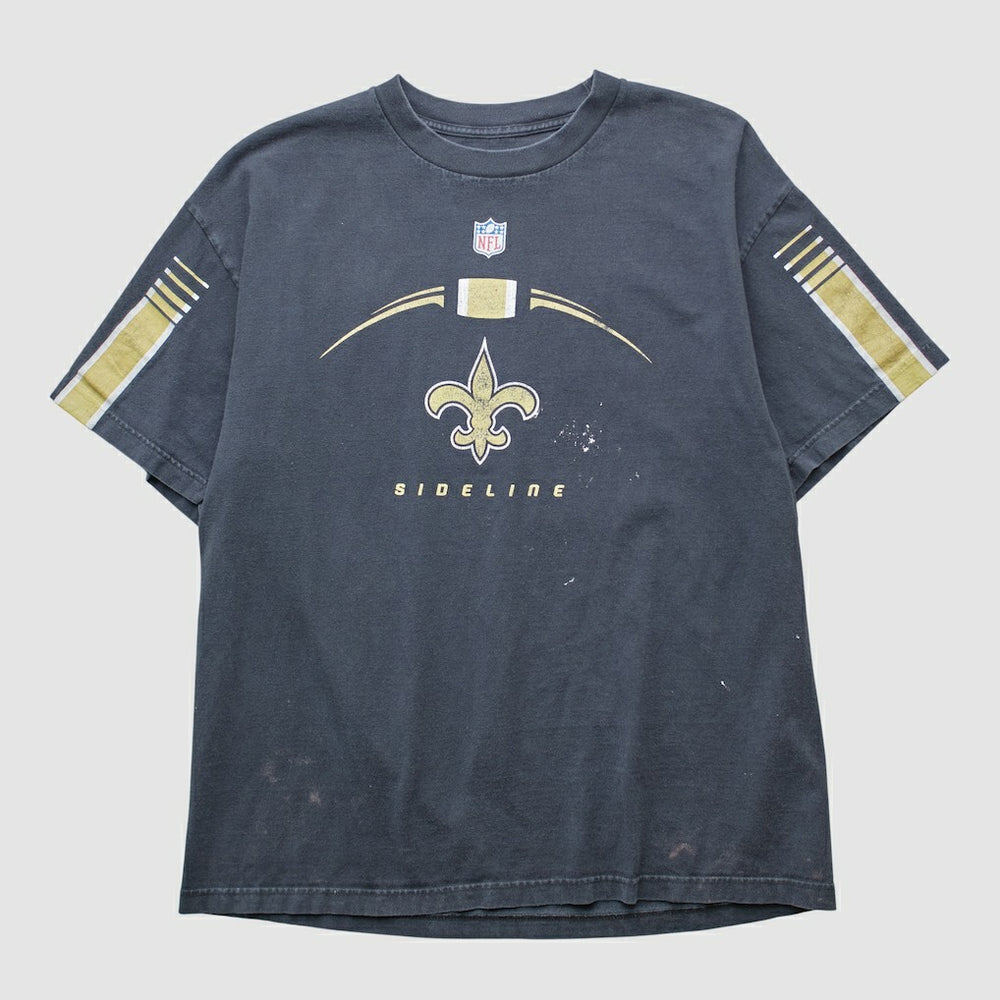 New Orleans Saints Reebok 2000s T-shirt Black Vintage