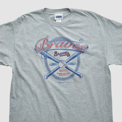 Atlanta Braves CSA 2002 T-shirt - Heather Gray - L by Fanatics Real Vintage T-shirts