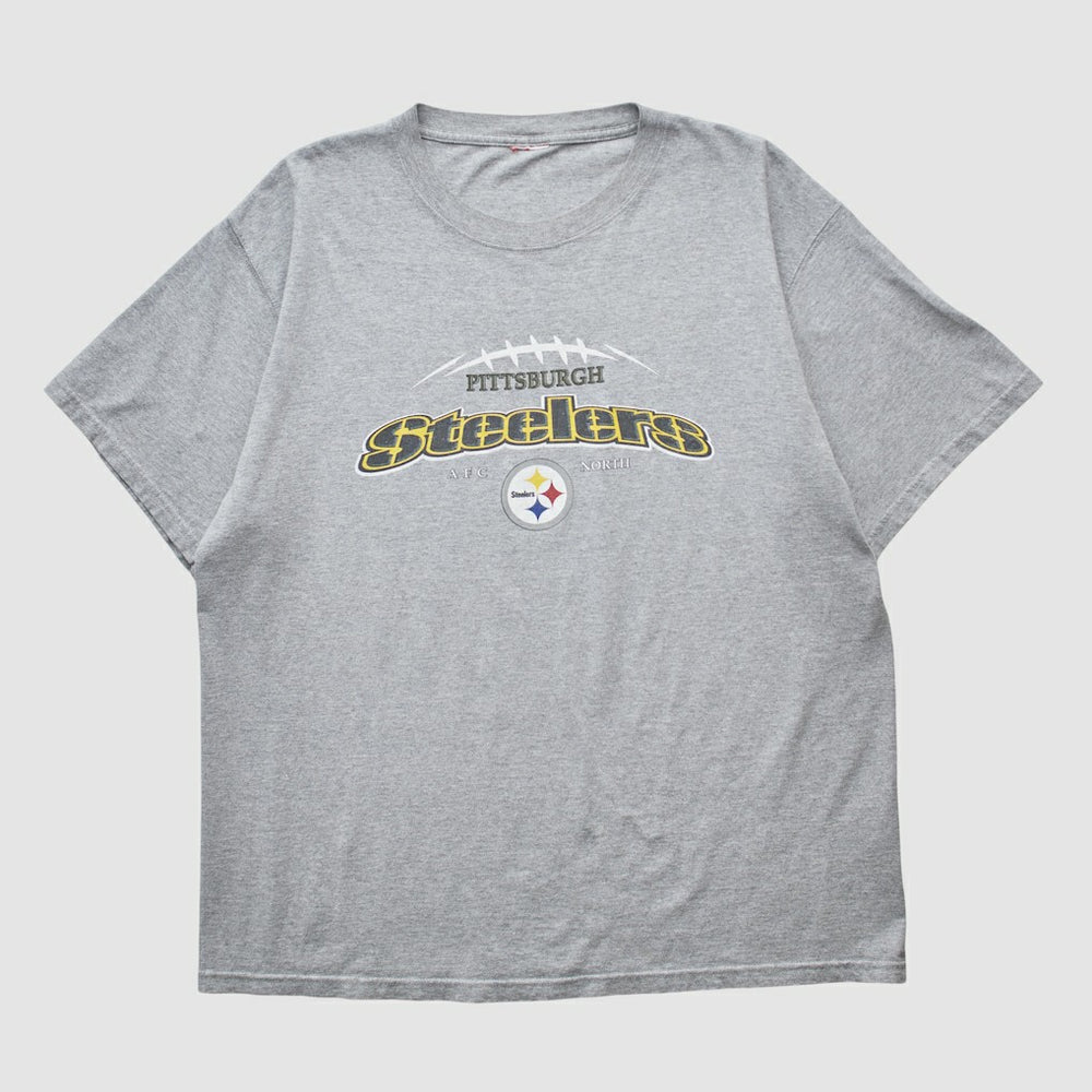 Pittsburgh Steelers 2000s T-shirt Heather Gray Vintage
