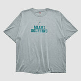 Miami Dolphins NFL 2000s T-shirt Heather Gray Vintage