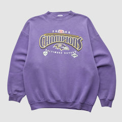Baltimore Ravens Tultex 2000 Pullover Sweatshirt Purple Vintage