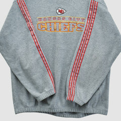 Kansas City Chiefs Active 2000s Pullover Sweatshirt Gray Vintage