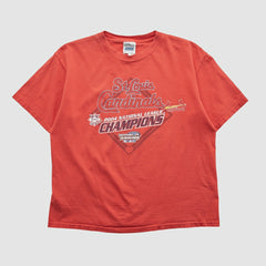 National League Champions CSA 2004 T-shirt - Red - S by Fanatics Real Vintage T-shirts