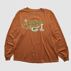 Super Bowl Champions XLV Reebok 2011 Long Sleeve T-shirt Clay Vintage