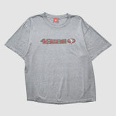 San Francisco 49ers NFL 2000s T-shirt Heather Gray Vintage