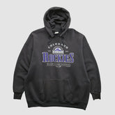 Colorado Rockies 2007 Hooded Pullover Sweatshirt - Charcoal - XL by Fanatics Real Vintage Pullover
