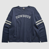 Dallas Cowboys NFL 2000s Long Sleeve T-shirt Navy Vintage