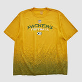 Green Bay Packers Reebok 2000s T-shirt Yellow Vintage