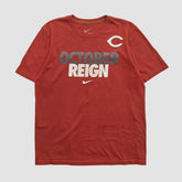 Cincinnati Reds Nike 2010s T-shirt - Maroon - M by Fanatics Real Vintage T-shirts
