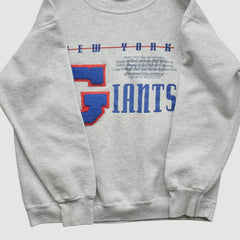 New York Giants Nutmeg Mills 90s Sweatshirt Heather Gray Vintage