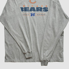 Chicago Bears 2010s Long Sleeve T-shirt Heather Gray Vintage